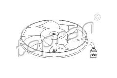 755 FAN MOTORU SAĞ GOLF 5-6-PASSAT-JETTA-CADDY 3-A3-OCTAVIA-SUPERB-LEON 1.4-1.6-1.9-2.0 150Wx 292.9mm