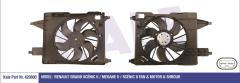 FAN MOTORU DAVLUMBAZLI MEGANE 1 97-99 MEGANE 2 1.4-1.6-2.0--SCENICII 1.6 190W-380mm BENZINLI