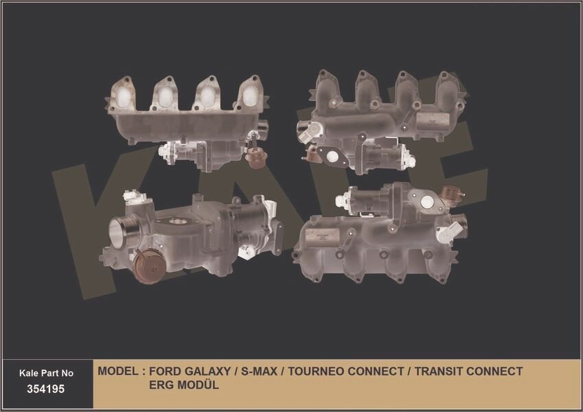 EGR VALFI MANIFOLDLU KOMPLE CONNECT 1.8TDCI 02 13 S MAX GALAXY 1.8TDCI 06 90 75PS