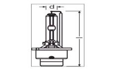 AMPUL GAZ DESARJLI 35W D2S XENARC KLASİK SERİ 66040