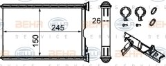 KALORIFER RADYATORU BMW E87 E90 F26 F25 E84 E92 E91 E81