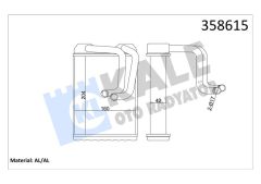 KALORİFER RADYATÖRÜ HONDA ACCORD 2.0L F20A CB3 90-93 - ALEMİNYUM