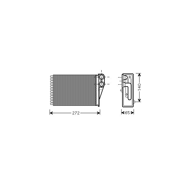 KALORİFER RADYATÖRÜ KLİMALI-KLİMASIZ P207-1.4-1.4 16V-1.6HDI-1.6 16V 06