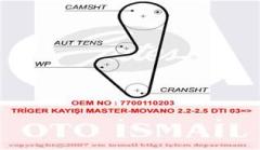 TRİGER KAYIŞI 089x250 OPEL MOVANO 2.2D 2.5DTI 01-06 16V RENAULT NISSAN CT1046 x C