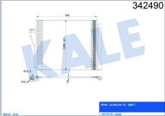 KLIMA RADYATORU BMW F01 F02 F03 F04
