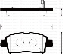 x ÖN BALATA YARIS 1.0-1.3-1.4 16V 99 GDB3218