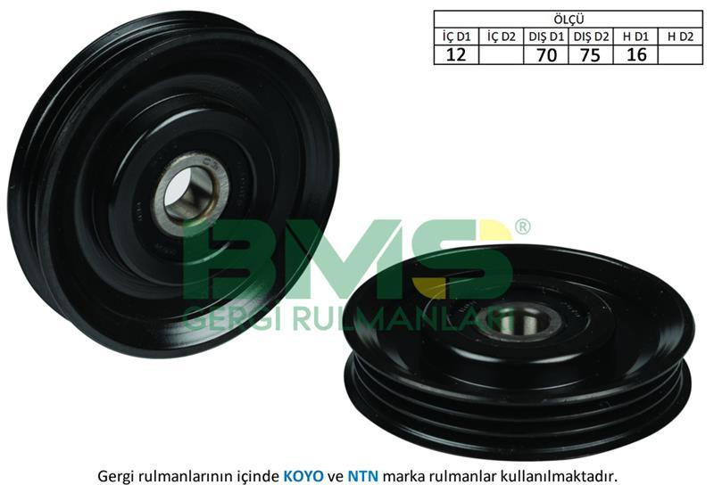 ALTERNATÖR GERGİ RULMANI DEMIR NISSAN MICRA 3 NOTE