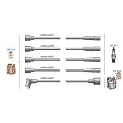 BUJİ KABLO TAKIM R9 SPRİNG-DACIA 12 VAN