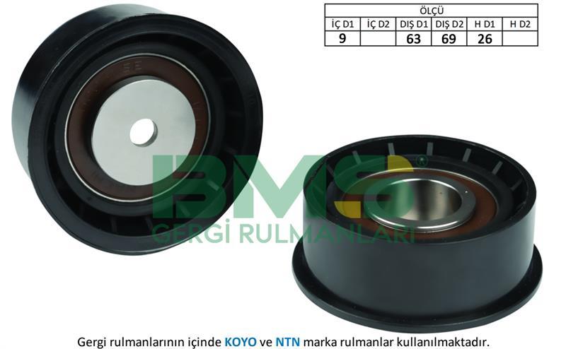 EKSANTRİK GERGİ RULMANI BÜYÜK ASTRA F-G-H-COMBO-CORSA B-C-VECTRA B-C-TIGRA 1.4i 16V-1.6i 16V-1.8