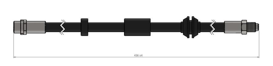 ON FREN HORTUMU VOLVO C70 2 06 13 S40 2 05 12 V50 05 12