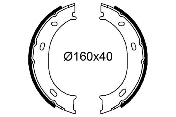 FREN BALATASI ARKA PARK FRENI MERCEDES SPRINTER B901 B904 . VW LT 28-35-46