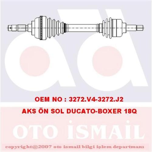 x AKS ÖN SOL DUCATO-BOXER-JUMPER 2.0-1.9D-1.9TD-2.5D-2.5TD-2.5TDI 94-02 18Q 17-0158