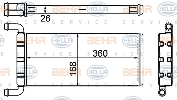 KALORİFER RADYATÖRÜ VW CRAFTER-MERCEDES SPRINTER 2.0TDİ-2.5TDİ 06