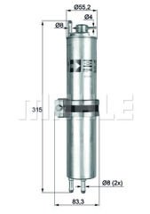 YAKIT FILTRESI BMW N62 M54 E65 03 08
