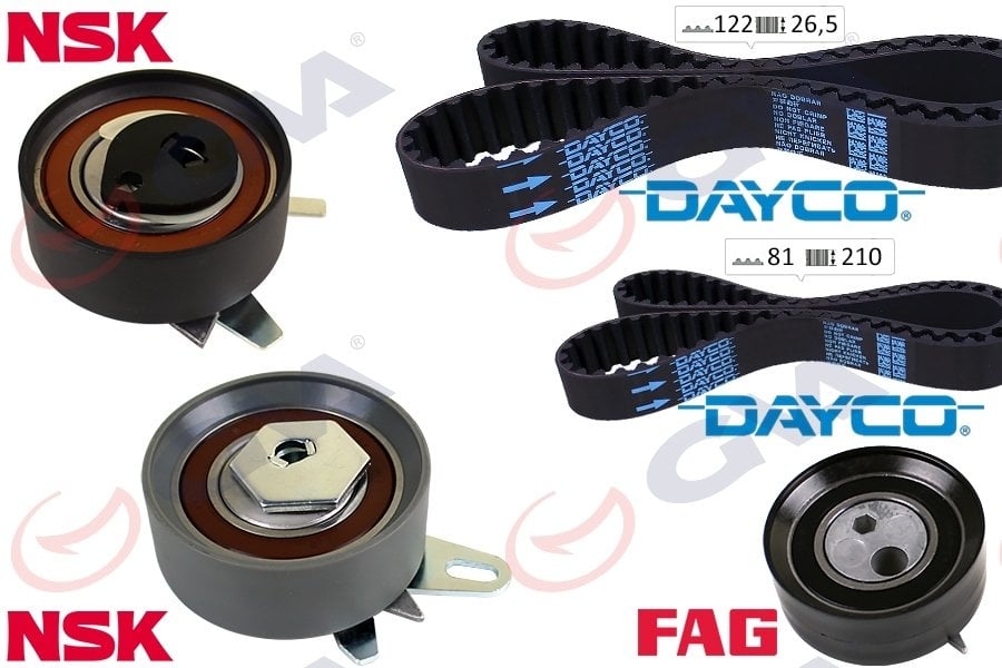 TRİGER SETİ 122x26.5 -077x21 T4 2.5TDI - LT35 2.5TDI ACV-ANJ-AVR K015323XS TRİGER POMPA SETİ