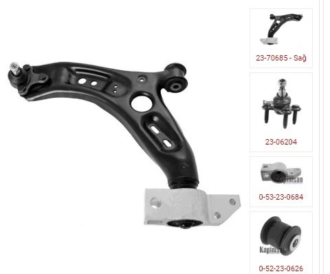 SALINCAK ÖN SOL ALT GOLF VI 08 TOURAN 10-16 LEON 05-12 ALTEA 07 A3 08-13