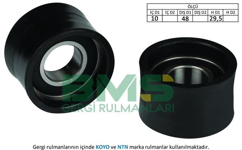 EKSANTRİK GERGİ RULMANI ALT MONDEO 1 / 2 1.8 16V / 2.0 16V 92 00 FIESTA 3 1.4 / 1.6 92 95 ESCOR