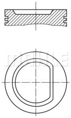 x MOTOR PİSTON SEGMAN 0.60 XU102C 2.0 16V P405 SRI 7mm CUKUR 86.60