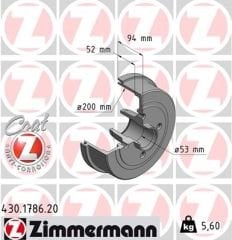 ARKA FREN KAMPANA CORSA C 01 11 ABS Lİ