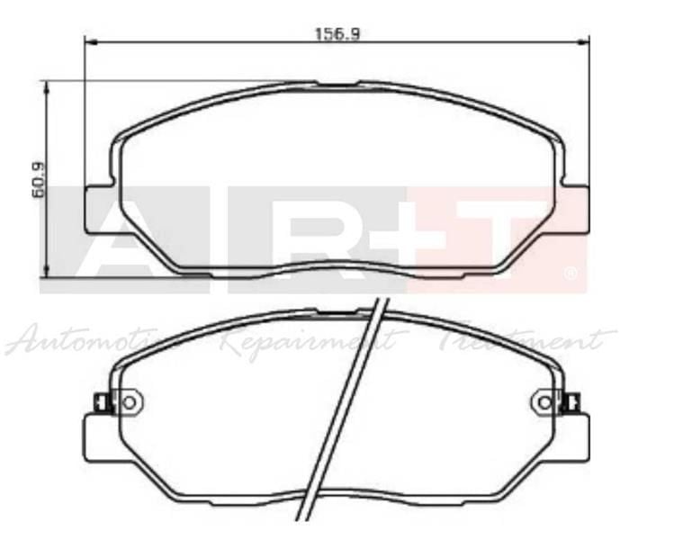 ÖN FREN BALATA TOYOTA AURIS. COROLLA 1.4L 1NDTV NDE150 D-4D dizel 07-