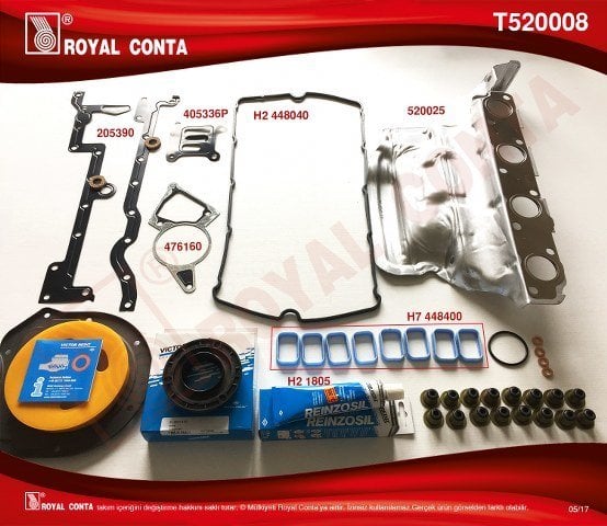 MOTOR TAKIM CONTA REINZ KEÇELİ S.LASTİKLİ C. SKCSİZ TRANSIT V.347 2.2 06 11 BOXER-JUMPER-DUCATO 2.2HDI 06