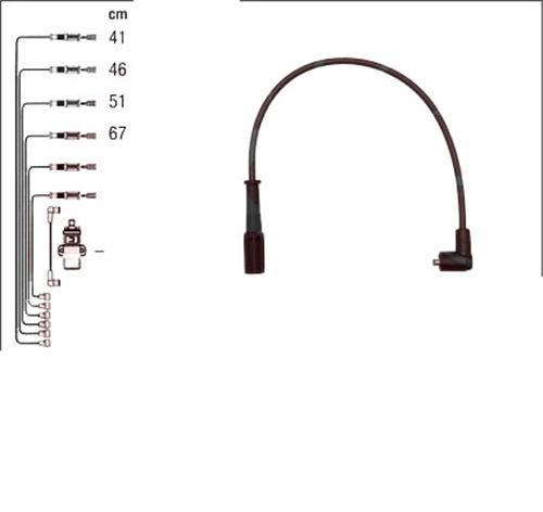 BUJİ KABLOSU PALIO-PALIO WEEKEND-SIENA 1.4İe 8V EL KARBÜRATÖRLÜ