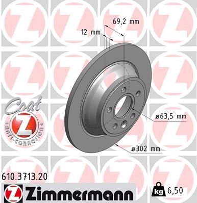 ARKA FREN DISK AYNASI VOLVO V70 3 07 D4 13 S80 2 2.0 3.2 /2.0TDI 08 XC70 06