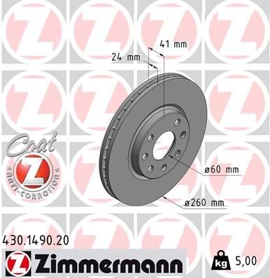 ÖN FREN AYNASI CORSA C - COMBO C 01 11 MERIVA A 03 10 TIGRA 04 09 260x24x4DL HAVALI