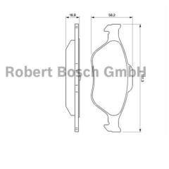 ÖN BALATA FIESTA 1.4TDCİ ABSLİ 00 FUSION 02 MAZDA 121 96 MAZDA 2 03 0986TB2812