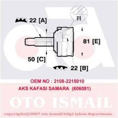 x AKS KAFASI DIŞ LADA SAMARA 1500 86-94 - KALINA 1.6 06 VEGA 1.5 95-05 15-0081