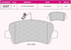 ARKA BALATA MASTER 3 -MOVANO 2.3 DCİ-CDTİ 10 TEK TEKER 440601186R-440604591R