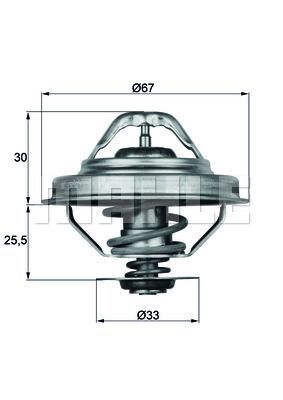 TERMOSTAT 88 C BMW M50 M52 E30 E34 E36
