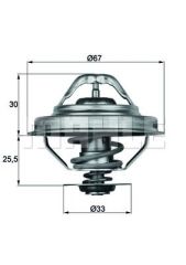 TERMOSTAT 88 C BMW M50 M52 E30 E34 E36