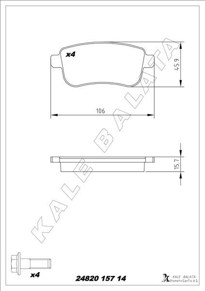 ARKA FREN BALATASI FLUENCE 09 MEGANE 3 09 MEGANE 4 15 SCENIC 3 09 CLIO 5 19 CAPTUR 2 20 1.0 TCE 1.2 TCE 1.3 TCE 1.5 DCI 1.6 SCE 440603734R