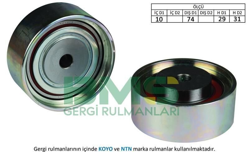 ALTERNATÖR GERGİ RULMANI FUSO CANTER DEMİR