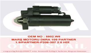 MARŞ MOTORU D6RA 109 PARTNER 1.9/PARTNER-P206-307 2.0 HDİ