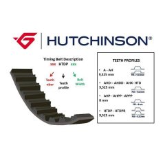 TRİGER KAYIŞI 134x254 134 DİŞ P206-P307 1.6 PARTNER 1.6 00 CT1065