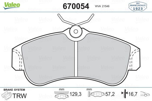 ÖN BALATA ALMERA 2 N16 1.5 1.8 2.0Dİ 00 1.5DCİ 03 PRIMERA P10 1.6 2.0GT 90-96 P11 1.6