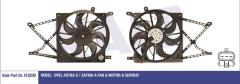 FAN MOTORU DAVLUMBAZLI ASTRA G-ZAFIRA A 1.2 16V-1.4-1.4 16V-1.6-1.6 16V-1.8 16V 230W-380mm