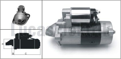 MARŞ MOTORU MITSUBISHI L200 2.5L 4D56T DI-D CR 4X2 4X4 KA4T KB4T 05-14 / L300 2.5L 4D56 P15V 93-08 12v 2.2kw 10 DİŞ