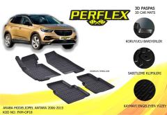 PERFLEX 3D X-MAT HAVUZLU PASPAS ÇEŞİTLERİ SİYAH OPEL ANTARA 2006-2015 3D X-MAT 5 PCS