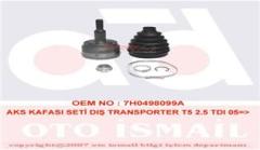 AKS KAFASI SETİ TRANSPORTER T5 2.5 TDI AXD