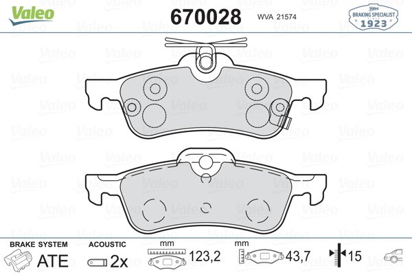 ARKA BALATA YARIS 1.0VVTİ 1.3VVTİ 1.4D4D 06 09 11 1.5 Hybrid 12 ARAC URETIM YERI FRANSA AB