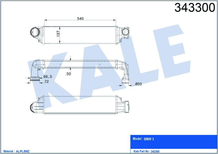 TURBO RADYATORU BMW E46 M47 M57