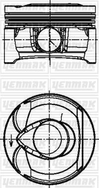 MOTOR PİSTON SEGMAN STANDART 207-208-308-508-3008-5008-C4-C5-DS3-DS4