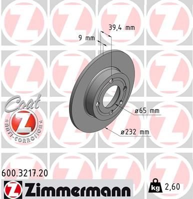 ARKA FREN AYNASI CORDOBA 96/10.02 IBIZA 3 96/2.02 AROSA 00/6.04 POLO 96/01 232x8.8x4DL 986478492-986479C67-DF4062