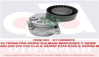 KAYIS GERGI RULMANI MERCEDES W202 W203 W204 W210 W211 W220 W463 W638 W639 B901 B906 KUTUKLU