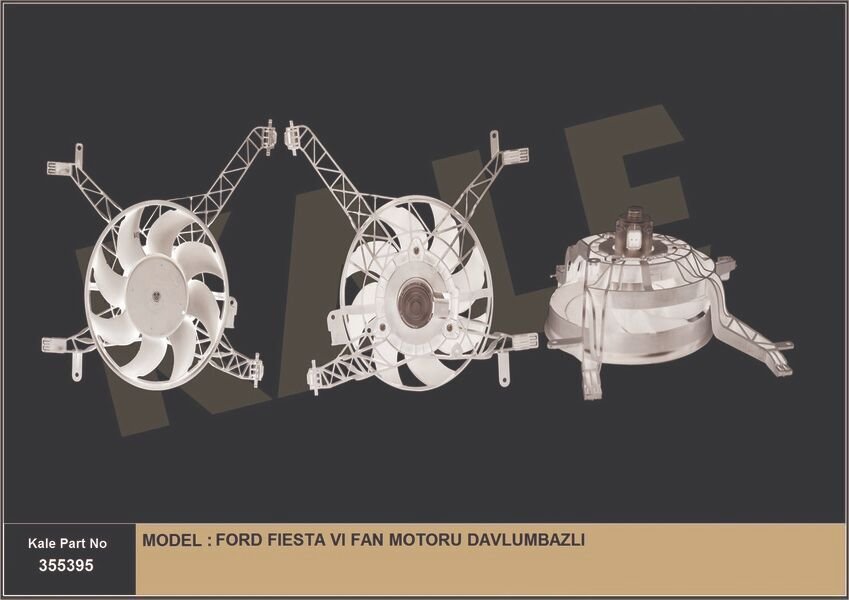 FAN MOTORU FIESTA 08 17 1.4-1.6 TI B-MAX 14 1.4-1.6 TI BENZINLI