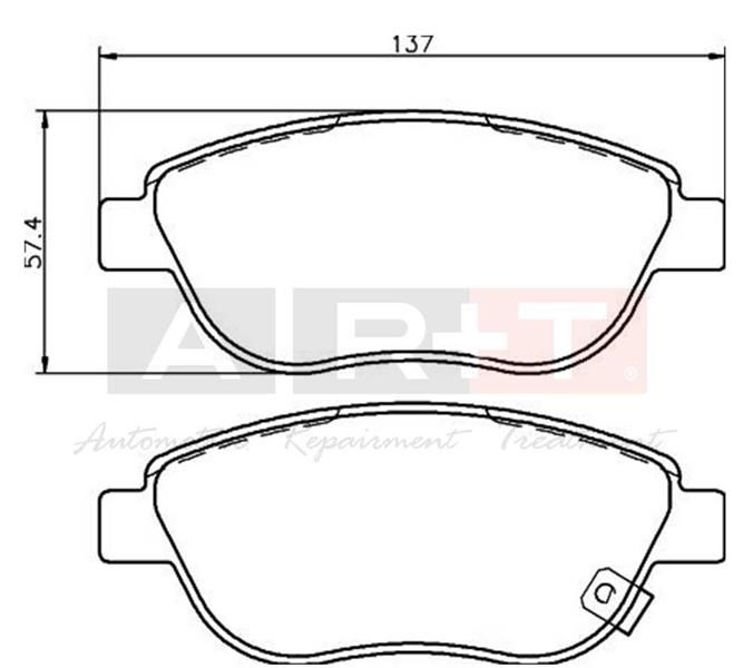 ÖN BALATA CORSA D BÜYÜK TİP 1.3 CDTI 07/06 FIAT 500 0.9 12 1.4 1.3D 12 1.6D12