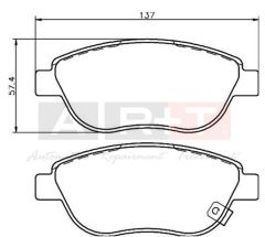 ÖN BALATA CORSA D BÜYÜK TİP 1.3 CDTI 07/06 FIAT 500 0.9 12 1.4 1.3D 12 1.6D12